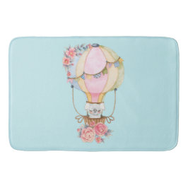 Niedlicher Heißluftballon mit Bärenwasser Badematte