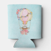 Niedlicher Heißluftballon mit Bärenwasser Dosenkühler (Rückseite)