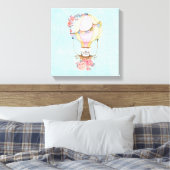 Niedlicher Heißluftballon mit Bärenwasser Leinwanddruck (Insitu (Schlafzimmer))