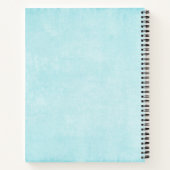 Niedlicher Heißluftballon mit Bärenwasser Notizblock (Rückseite)