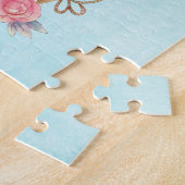 Niedlicher Heißluftballon mit Bärenwasser  Puzzle (Seite)