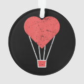 Niedlicher Heißluftballon Ornament (Rückseite)