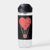 Niedlicher Heißluftballon Trinkflasche (Rückseite)