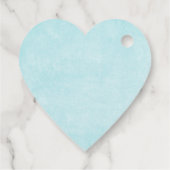 Niedlicher Heißluftballon Wasserfarbe Vielen Dank Geschenkanhänger (Rückseite)