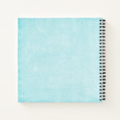 Niedlicher Heißluftballon Wasserfarbendusche Gäste Notizblock (Rückseite)