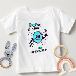 Niedlicher hellblauer Ärger sieht nie so süß aus Baby T-shirt