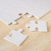 Niedlicher hellbrauner Hund mit grünem Scarf Puzzle (Seite)