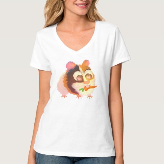 Niedlicher Helle Guinea T - Shirt (Vorderseite)