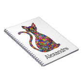 Niedlicher heller geometrischer notizblock (Rechte Seite)