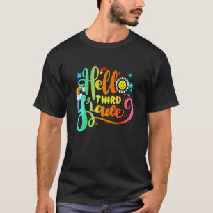 Niedlicher Hello Third Grade 3. Klasse zurück zur  T-Shirt