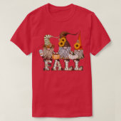 Niedlicher Herbst 3 Gnome Fall Kaffeepumpkins Than T-Shirt (Design vorne)