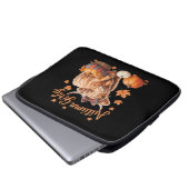 Niedlicher Herbst Herbst Herbst Herbst Girl-Ernted Laptopschutzhülle (Vorne Knopf)