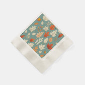 Niedlicher Herbst/Herbstlaub Serviette (Ecke)
