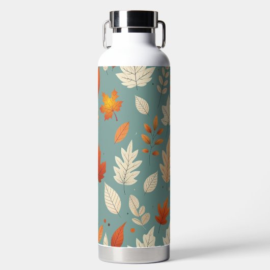 Niedlicher Herbst/Herbstlaub Trinkflasche (Vorderseite)