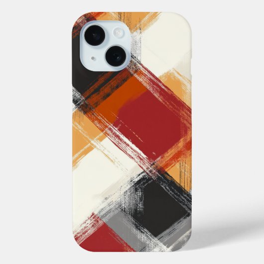 Niedlicher Herbst Kariert Case-Mate iPhone Hülle (Rückseite)