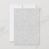 Niedlicher Herbst Pink Pumpkin Fall Floral Baby Du Dankeskarte (Rückseite)