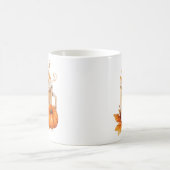 Niedlicher Herbst Pumpkin Gewürz Laterne Herbst Kaffeetasse (Mittel)