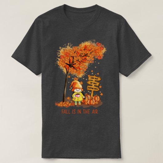 Niedlicher Herbst T-Shirt (Design vorne)