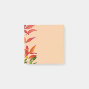 Niedlicher Herbst verlässt Kunstpapier Post-it Klebezettel