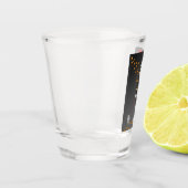 Niedlicher Herbstausgang Winterhundwanderung Schnapsglas (Links)