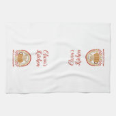 Niedlicher Herbstfall Personalisiert Geschirrtuch (Horizontal)