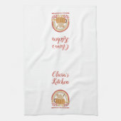 Niedlicher Herbstfall Personalisiert Geschirrtuch (Vertikal)