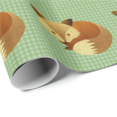 Niedlicher HerbstFox Geschenkpapier (Rolleneckpunkt)