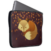 Niedlicher HerbstFox Laptopschutzhülle (Vorne Rechts)