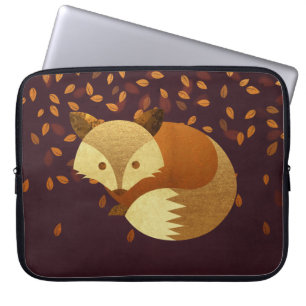 Niedlicher HerbstFox Laptopschutzhülle