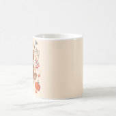 Niedlicher Herbstgebär mit Honig und Sondertext Kaffeetasse (Mittel)