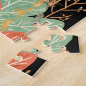 Niedlicher Herbstgeister mit Pumpkaffee - Gemütlic Puzzle (Seite)