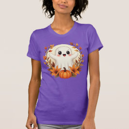 Niedlicher Herbstghost Pumpkin T-Shirt