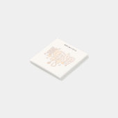 Niedlicher Herbstpatchwork Krankenpfleger Post-it Klebezettel (angewinkelt)