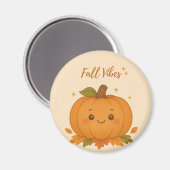 Niedlicher Herbstpumpen Magnet (Vorderseite/Rückseite)