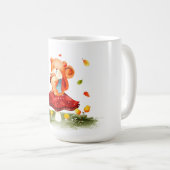 Niedlicher Herbstscheider Kaffeetasse (VorderseiteRechts)