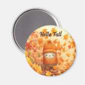 Niedlicher Herbstvogel für Herbst verkleidet Magnet (Vorderseite/Rückseite)