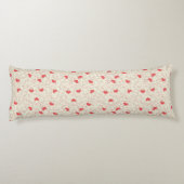 Niedlicher Herz-Hintergrund Seitenschläferkissen (Rückseite)