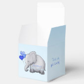 Niedlicher Herzballoons Elephant Blue Baby Boy Dus Geschenkschachtel (Geöffnet)