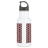 Niedlicher Herzdruck Edelstahlflasche (Rückseite)