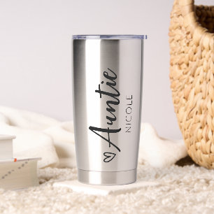 Niedlicher Herzinfarkt Personalisierter Name Thermobecher