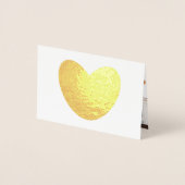 Niedlicher Herztext und Foto Valentinstag Folienkarte (Vorderseite)