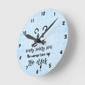 Niedlicher Hickory-Dock-Maus-Platz oder Runde Wanduhr (Winkel)