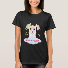 Niedlicher Himmlischer Llama T-Shirt