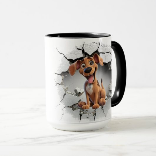 Niedlicher Hintergrund Tasse (VorderseiteRechts)