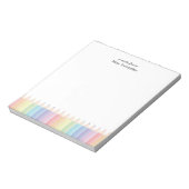 Niedlicher Hinweis aus dem Rainbow-Editor des Name Notizblock (Rotiert)