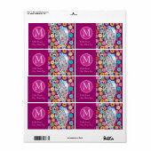 Niedlicher Hippie Elephant mit bunten Blume (Vorne)