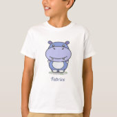 Niedlicher Hippo Kids T - Shirt (Vorderseite)