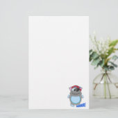 Niedlicher Hippo-Pirat Briefpapier (Stehend Vorderseite)
