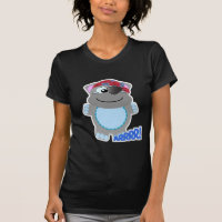 Niedlicher Hippo-Pirat