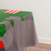 niedlicher Hippo-Weihnachtsweih Tischdecke (Beispiel)
